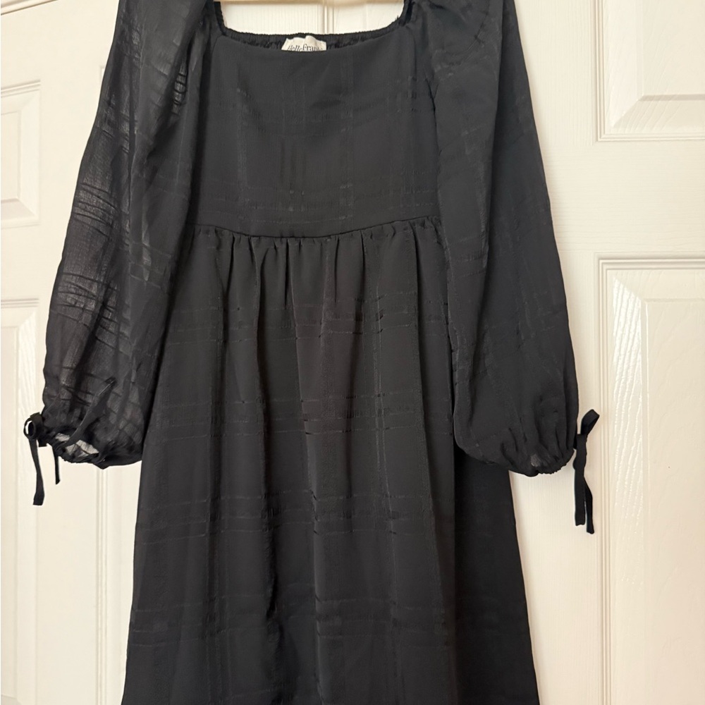 Elegant Black Kids Casual Dress